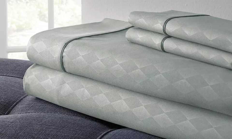Kensington Hotel Collection Embossed Diamond Sheet Set - Primary Image