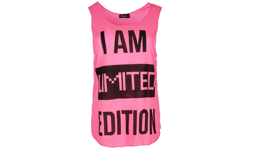 Image 7: I am Limited Edition Vest Top