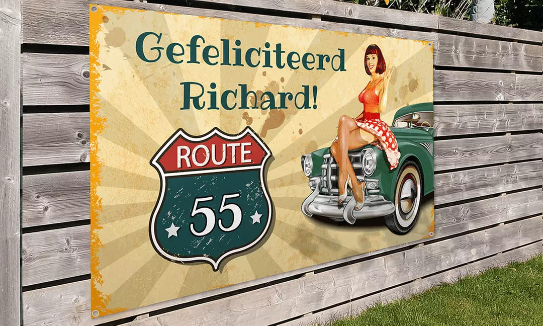 Spandoek met eigen ontwerp