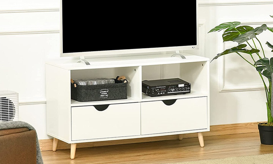 Image 17: HomCom TV Stand