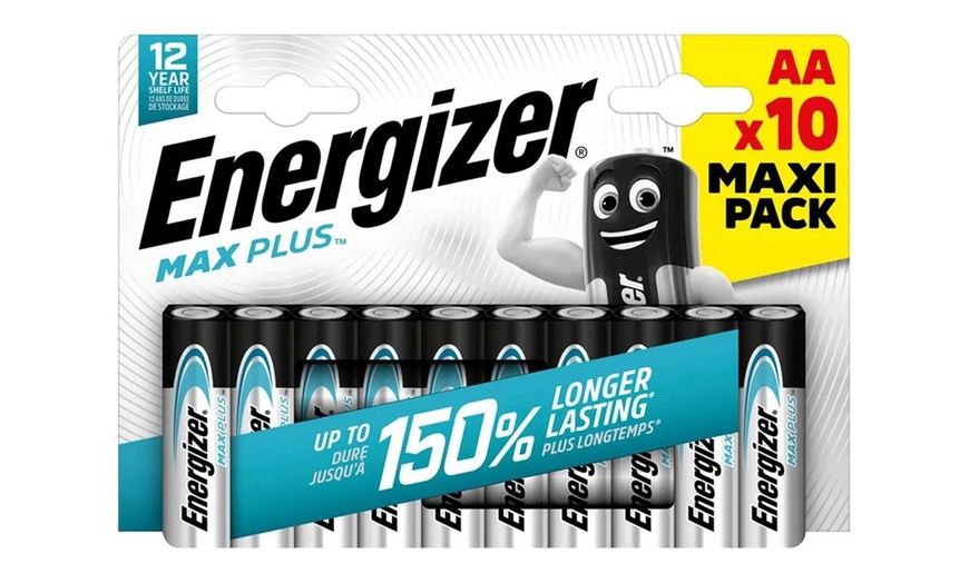 Image 2: Energizer MaxPlus Alkaline AA or AAA Batteries