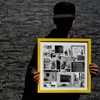 Image 7: Framed Banksy Canvas Print