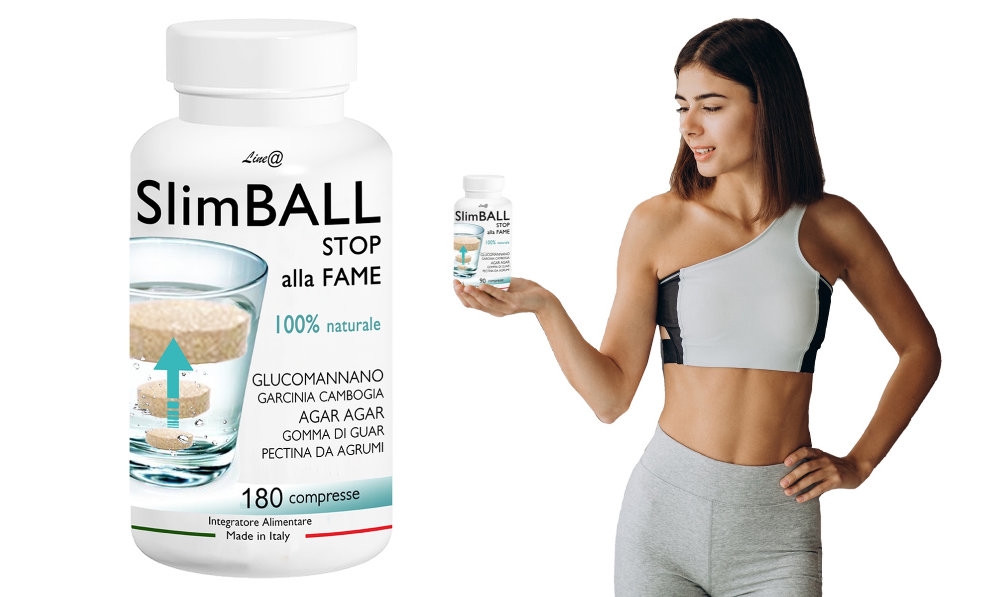 Fino a 360 compresse SlimBall Line@diet, di aiuto per perdere peso
