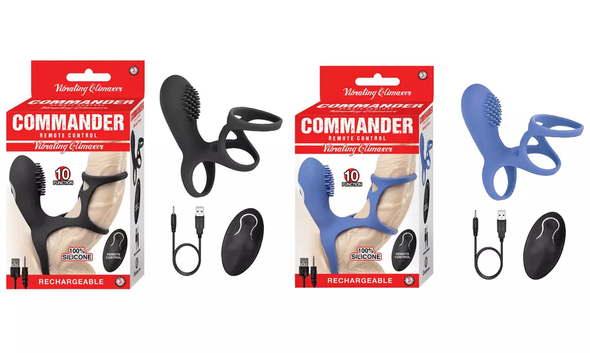 Nasstoys Rechargeable Vibrating Remote Control Clit Teaser and C-Cage - Primary Image