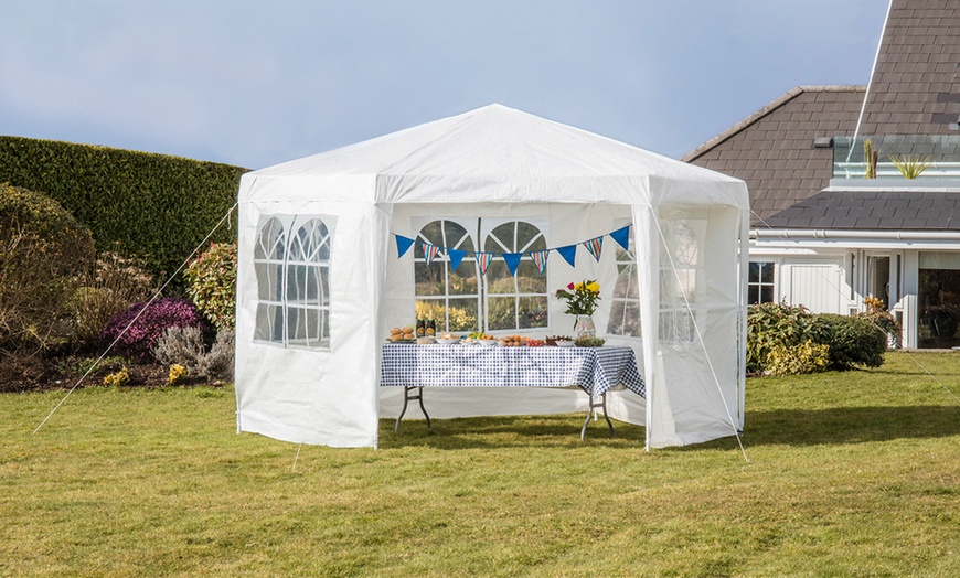 Image 1: Hexagon Party Tent 