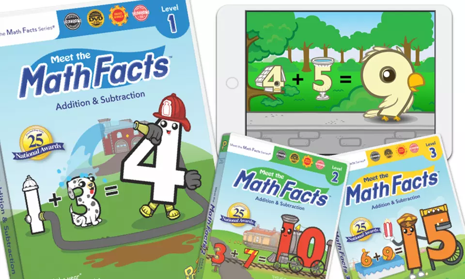 Meet the Math Facts Videos (Digital Downloads) by Preschool Prep - Primary Image