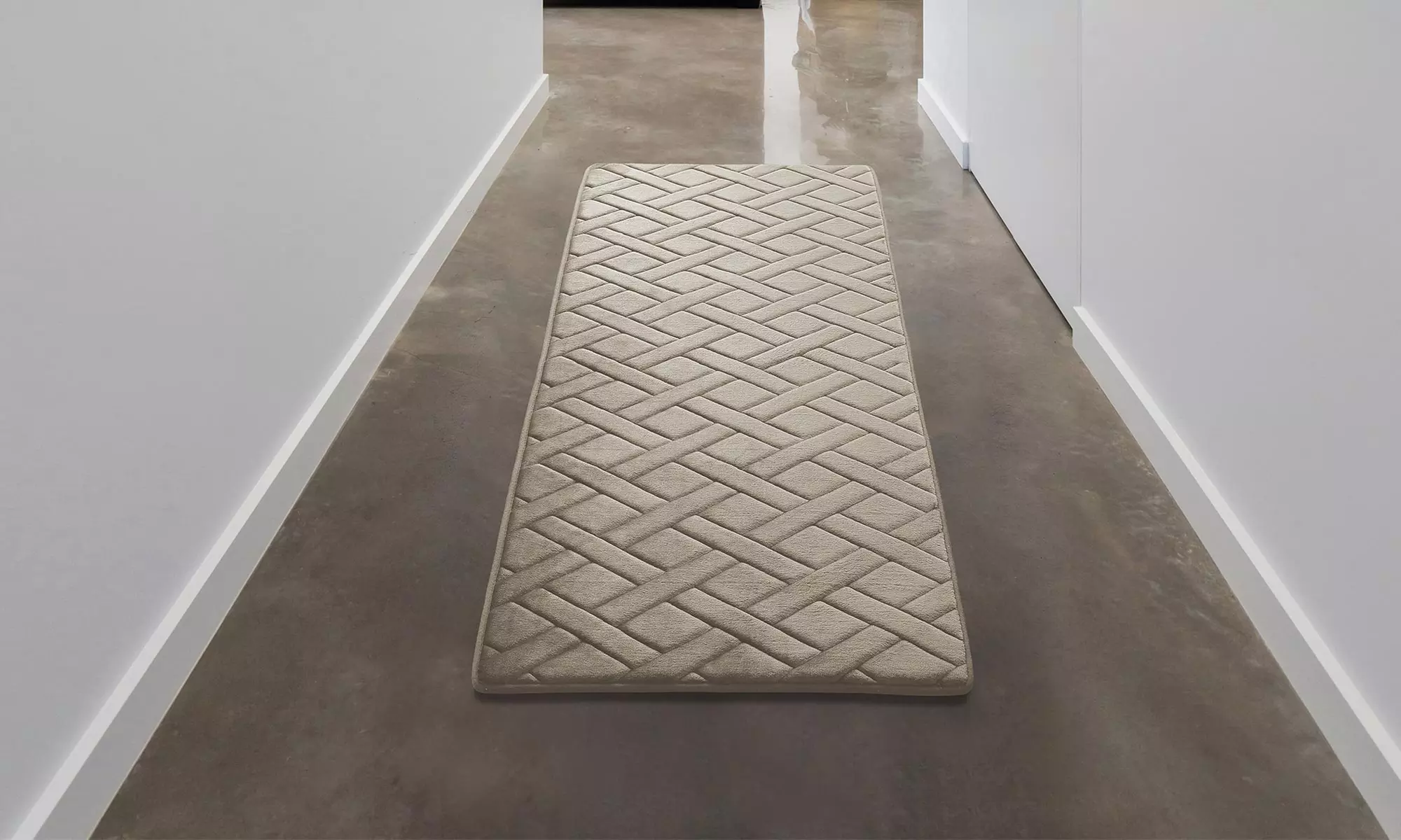 Oversized 24"x60" Memory Foam Bath Rug Runner - Second Medium