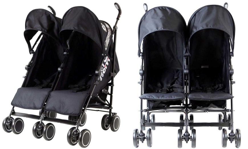 Image 8: Precious Little One Twin Stroller