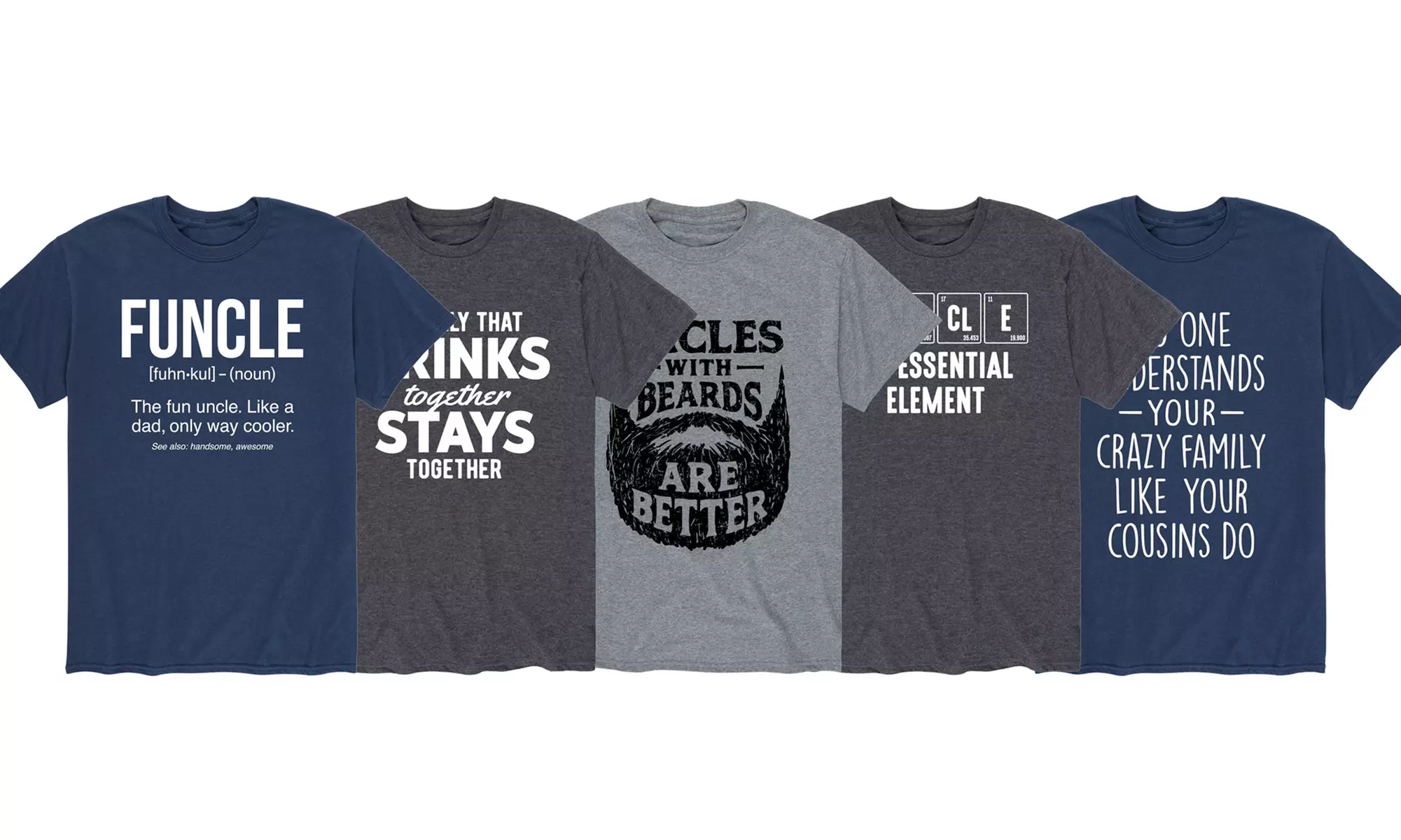 Funny Uncle or Cousin Tee - Primary Image