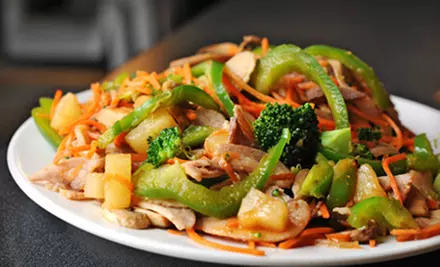 Stir-Fry Dinner for Two or Four at HuHot Mongolian Grill (52% Off) - Primary Image