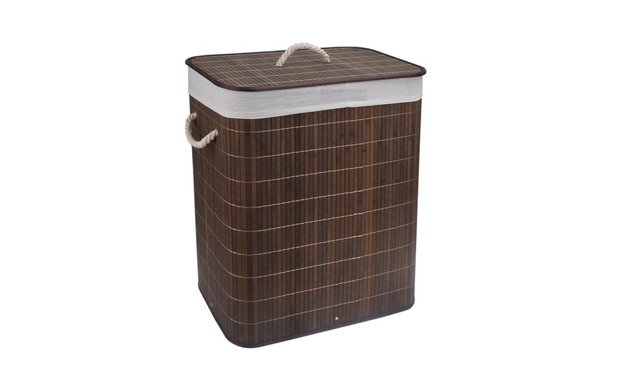 Image 8: Bamboo Laundry Basket