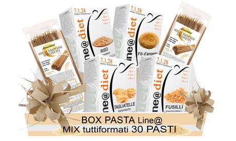 Fino a 3 box di pasta proteica Line@ in formati misti