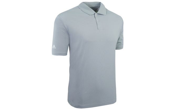 adidas men's climalite blended pique polo