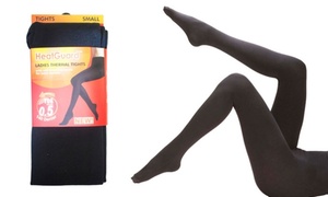 Up to Four Pairs of Women's Black Thermal Tights