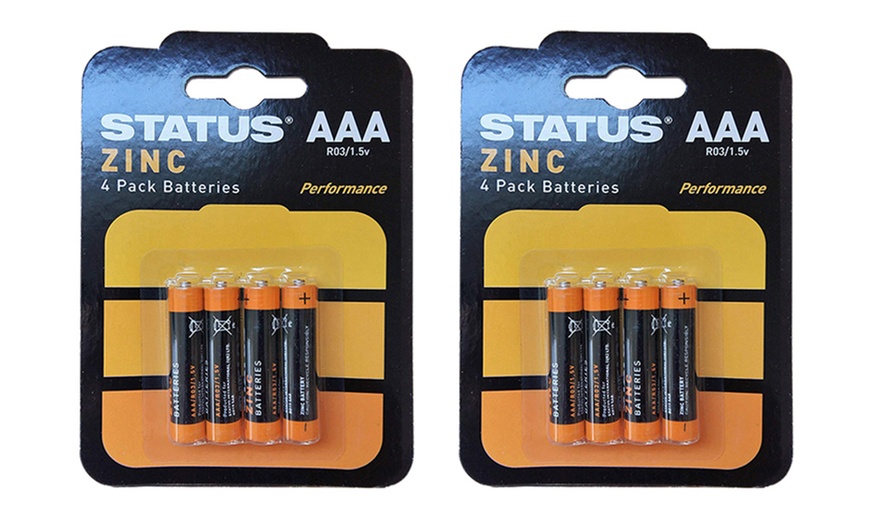 Image 3: Status AA or AAA Zinc Batteries