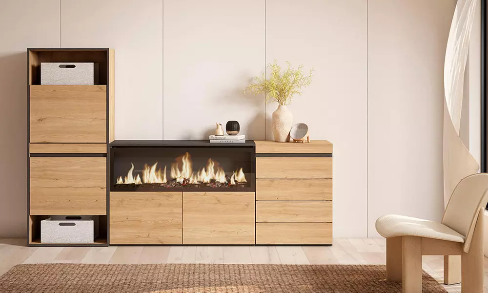 Scarpiera, Credenza, Camino elettrico
