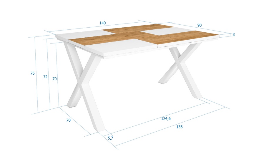 Image 41: Table en bois style rustique