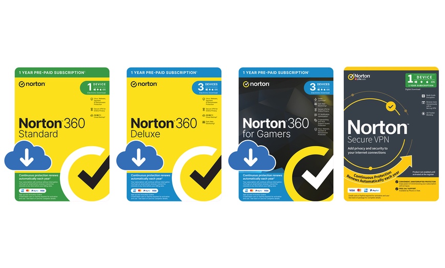 Image 1: Norton Security Software Range