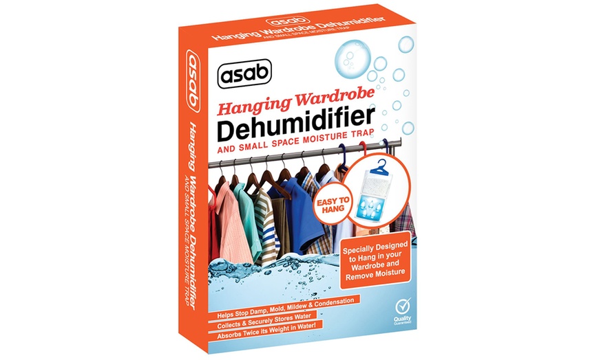 Image 1: Hanging Wardrobe Dehumidifier