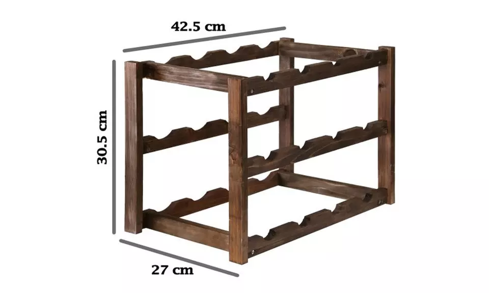 1 ou 2 casiers à vin 3 niveaux, capacité de 12 bouteilles, livraison offerte - Image 3