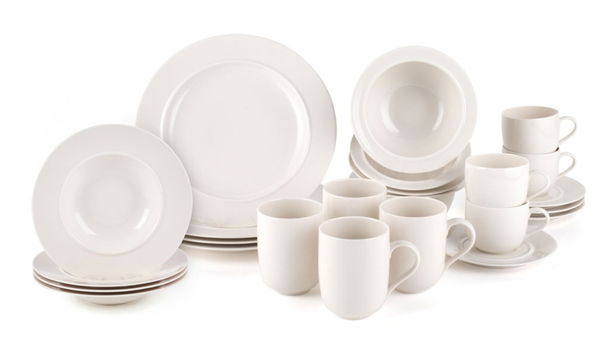 Image 1: Alessi Porcelain Dinnerware Set