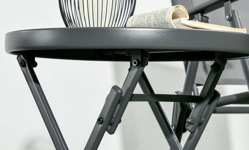 Image 3: Outsunny Garden Side Table