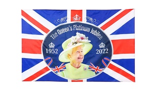 One or Two The Queen's Platinum Jubilee Flags