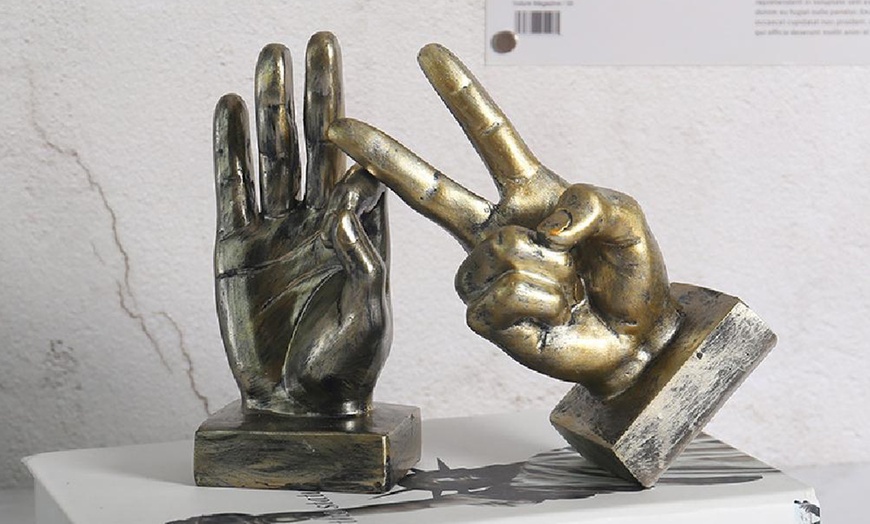 Image 5: Hand Gesture Statue