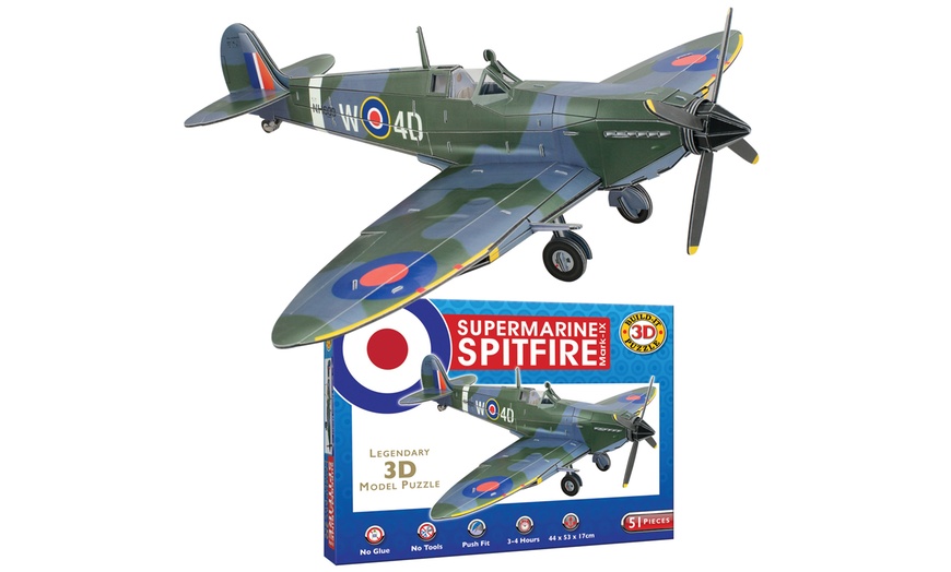 Image 2: Spitfire 3D Build-It Puzzle