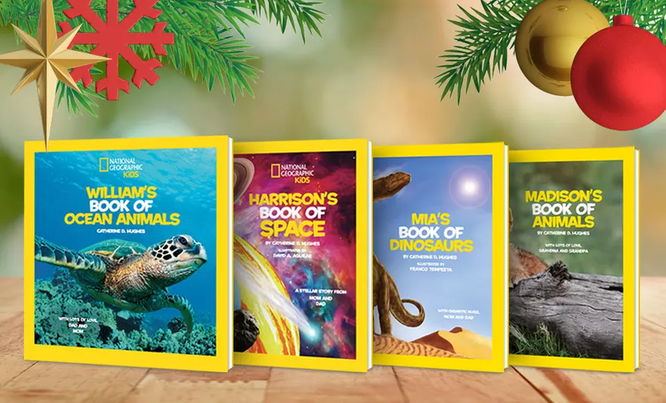 One, Two, Three, or Four Personalized National Geographic Books from Put Me in the Story (Up to 58% Off) - Primary Image