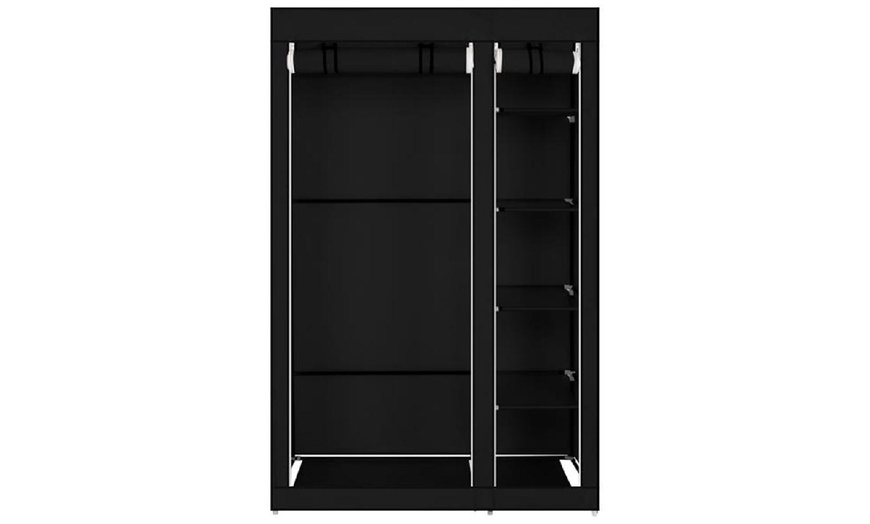 Image 8: 67″ Portable Wardrobe Storage Rack