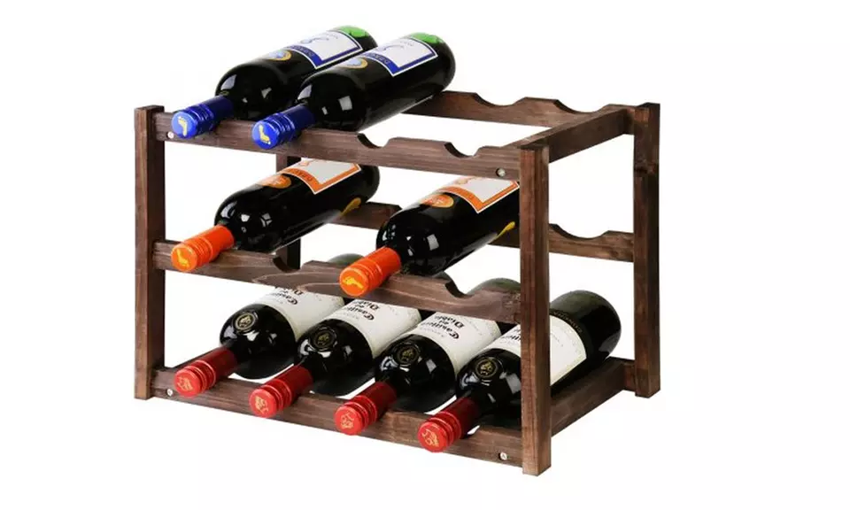 1 ou 2 casiers à vin 3 niveaux, capacité de 12 bouteilles, livraison offerte - Primary Image