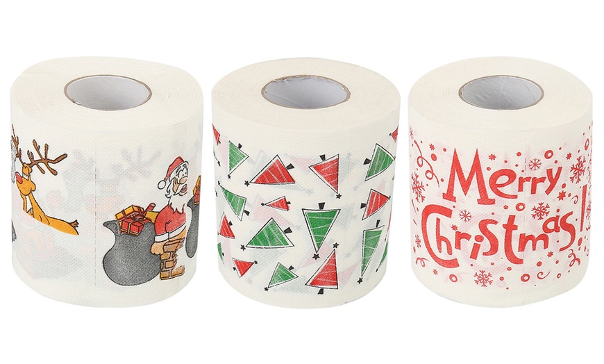 Image 12: Christmas Print Toilet Paper