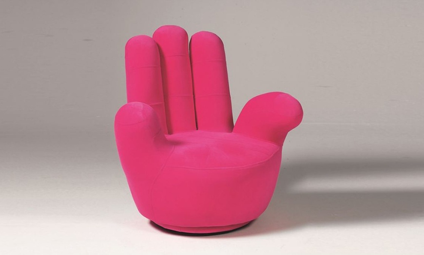 Image 4: Rotating Finger Sofa Chair