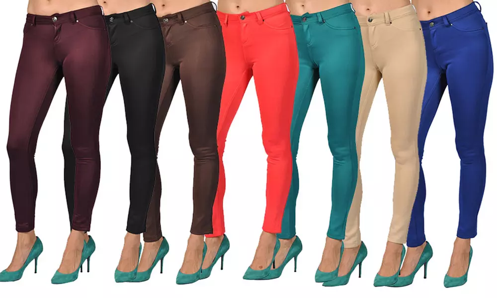 C'est Toi Women's Jeans-Style Leggings - Primary Image