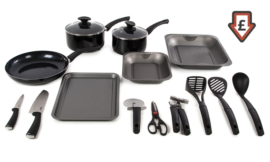 Image 1: 14-Piece Kitchen Starter Set