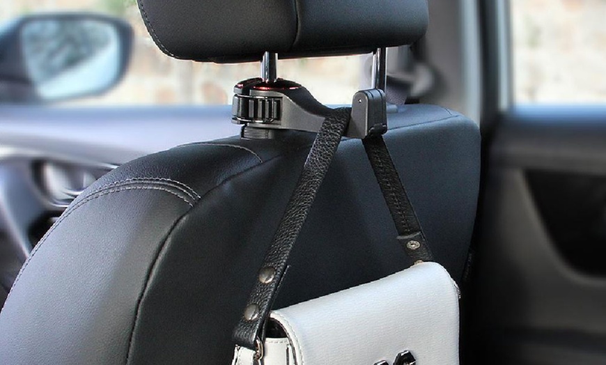 Image 6: Back Seat Hanger with Phone Holder