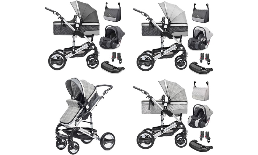 Image 1: Three in One Baby Stroller 