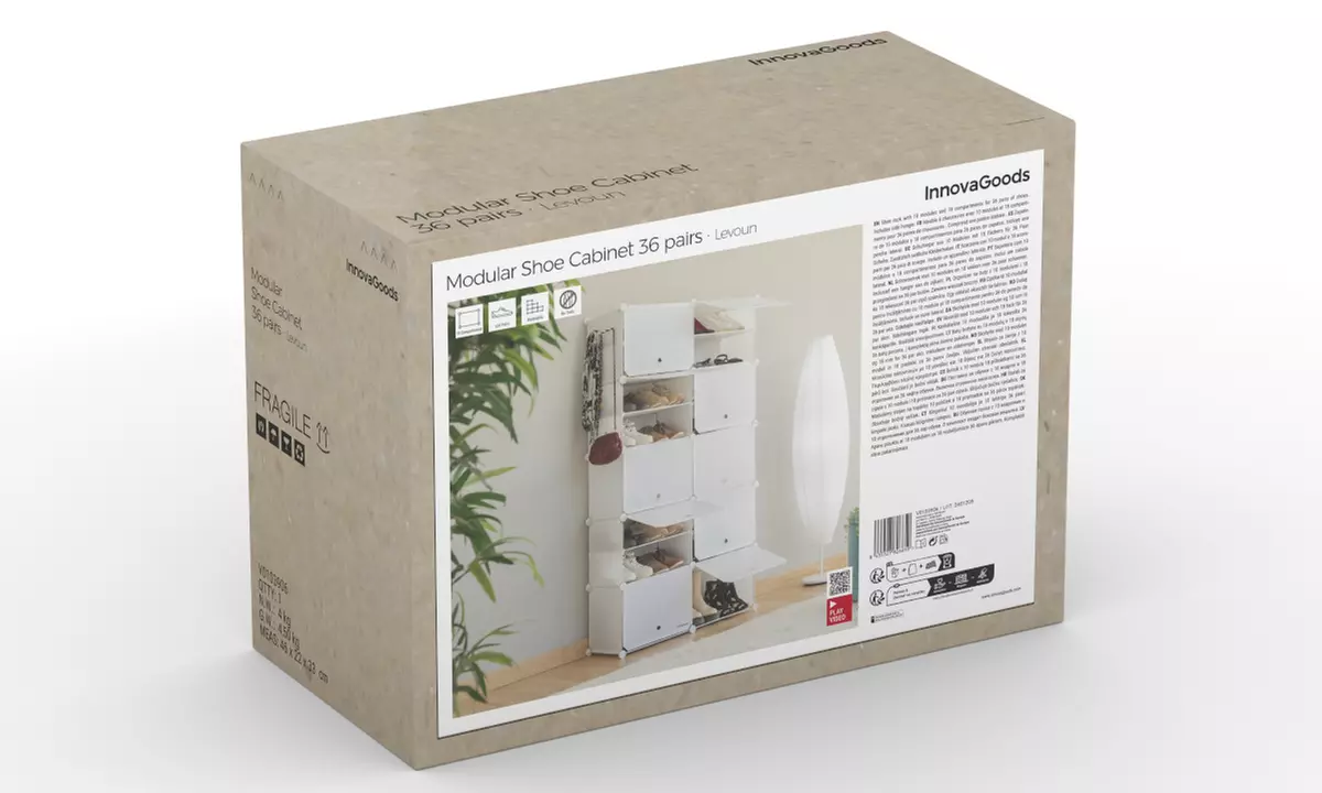 Innovagoods modulares Schuhregal