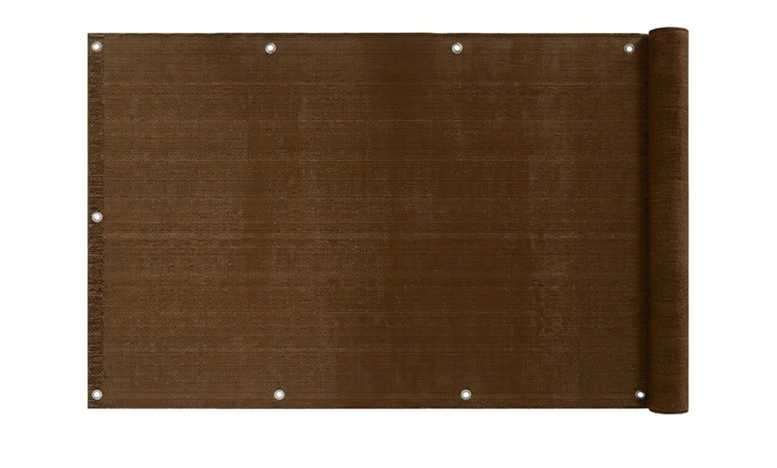 Image 2: Voile d'ombrage résistante au vent avec œillets métalliques