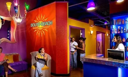 One Month of UV Tanning or Three Spray Tans at South Beach Tanning Company (Up to 72% Off). Two Locations Available. - Primary Image