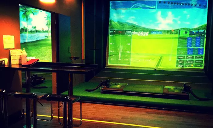 Virtual Golf Sessions with Burger Meals for Two or Four at Golf Square (Up to 44% Off) - Primary Image