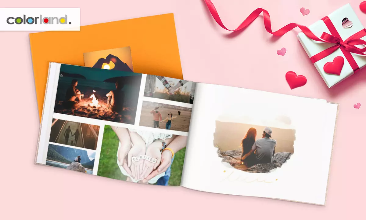 1, 2 ou 3 livres photo premium avec 100, 120, 140 ou 160 pages sur le site Colorland - Primary Image