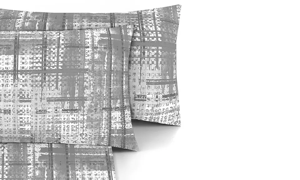 Completo Lenzuola No Stiro, Microfibra effetto Seta, Made in Italy