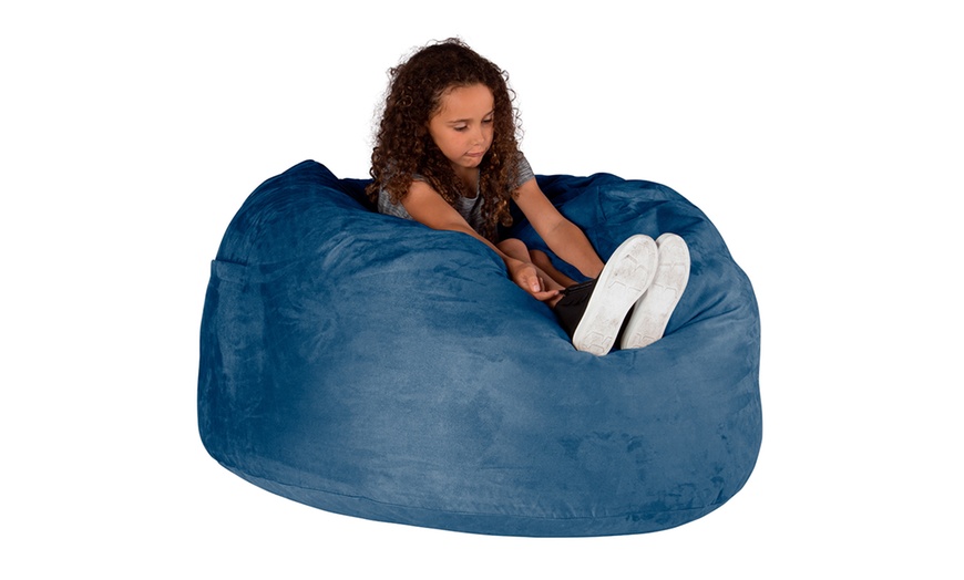 Image 10: Big Bertha Suede Bean Bags