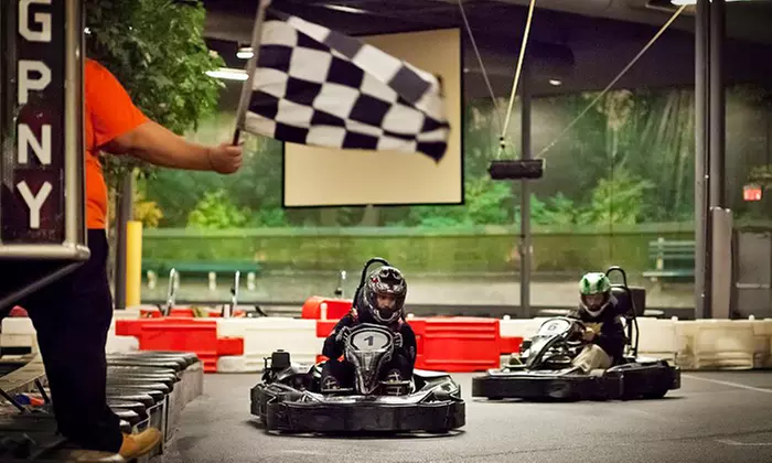 Go-Karting and Arcade Package with 2 Races for a Child, Teen, or Adult at Grand Prix New York (Up to 46% Off) - Primary Image
