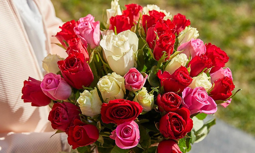 Image 4: Bouquet de roses avec Les Fleurs de Nicolas