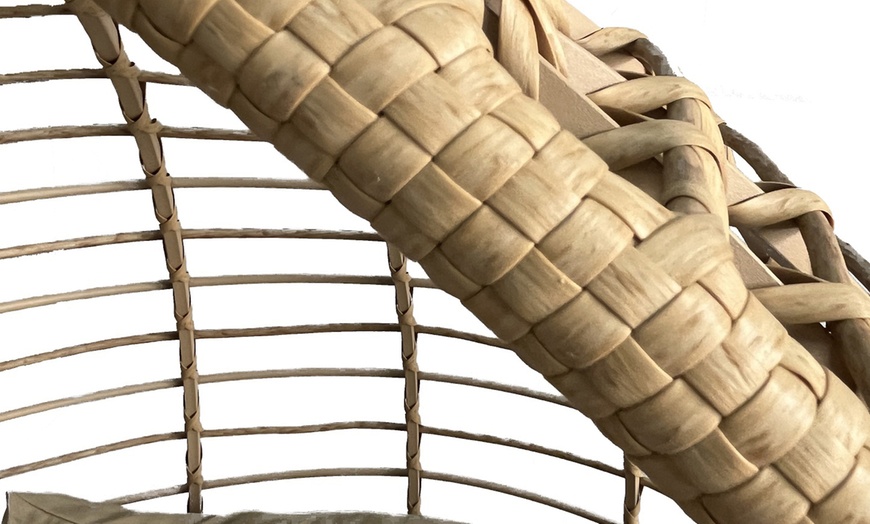 Image 12: Outdoor Rattan Standing Egg Chairs