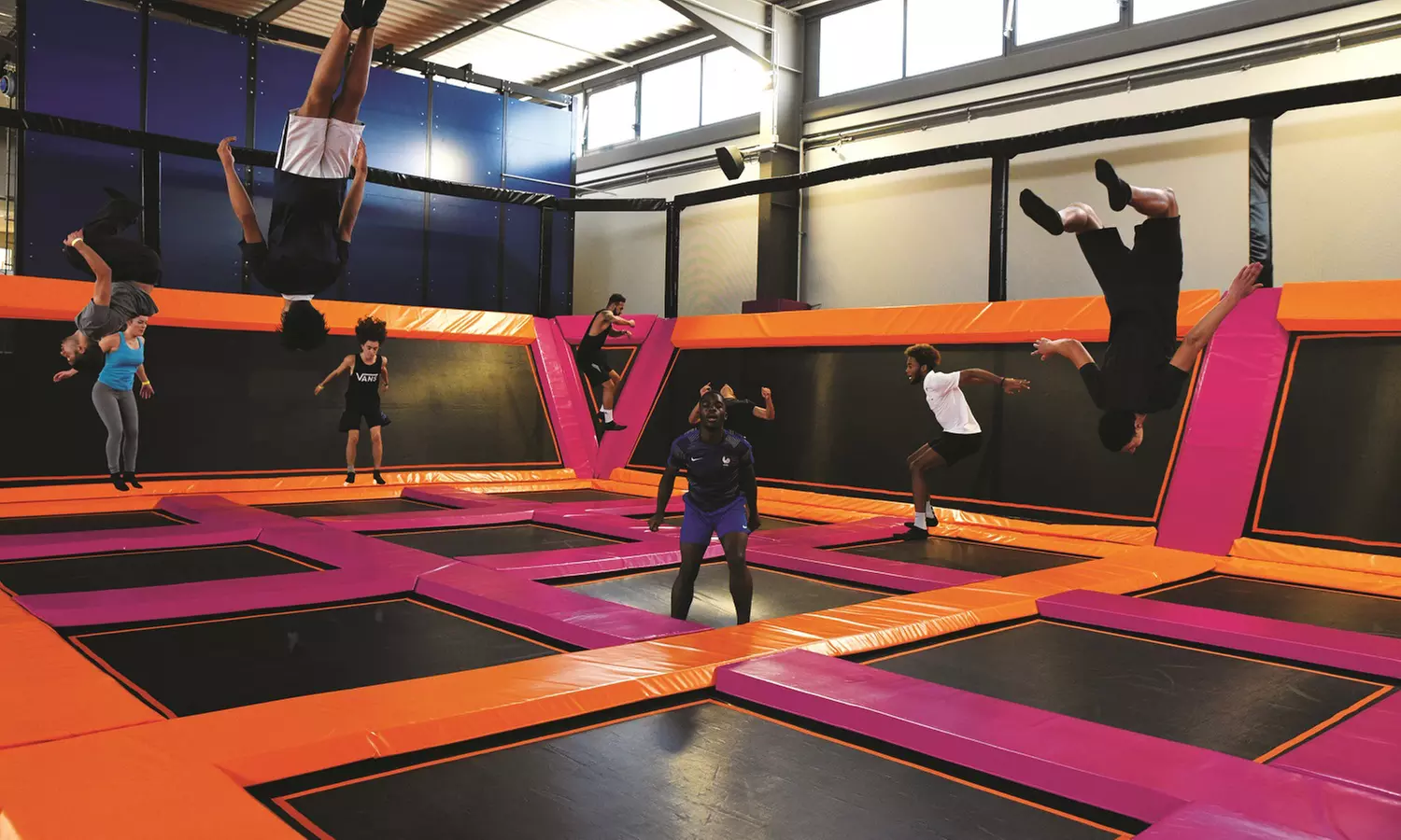 Session de trampoline et Funclimb avec Exalto