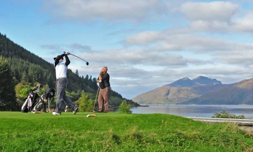 Image 2: Experience World-Class Golfing Amidst Breathtaking Highland Views!